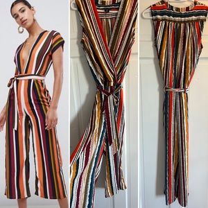 Mercer & Madison 70s inspired Sleeveless Jumpsuit